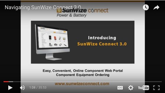 Overview SunWize Connect 3.0