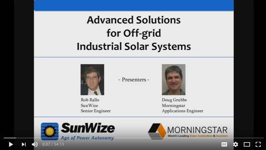 Advanced Solutions for Off-grid Industrial Solar Systems