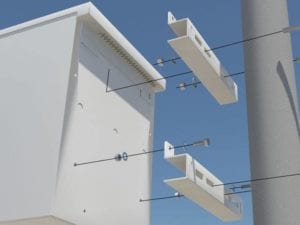 Pole Mounting Bracket for F and C Series Enclosures