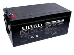 UPG UB8D AGM battery