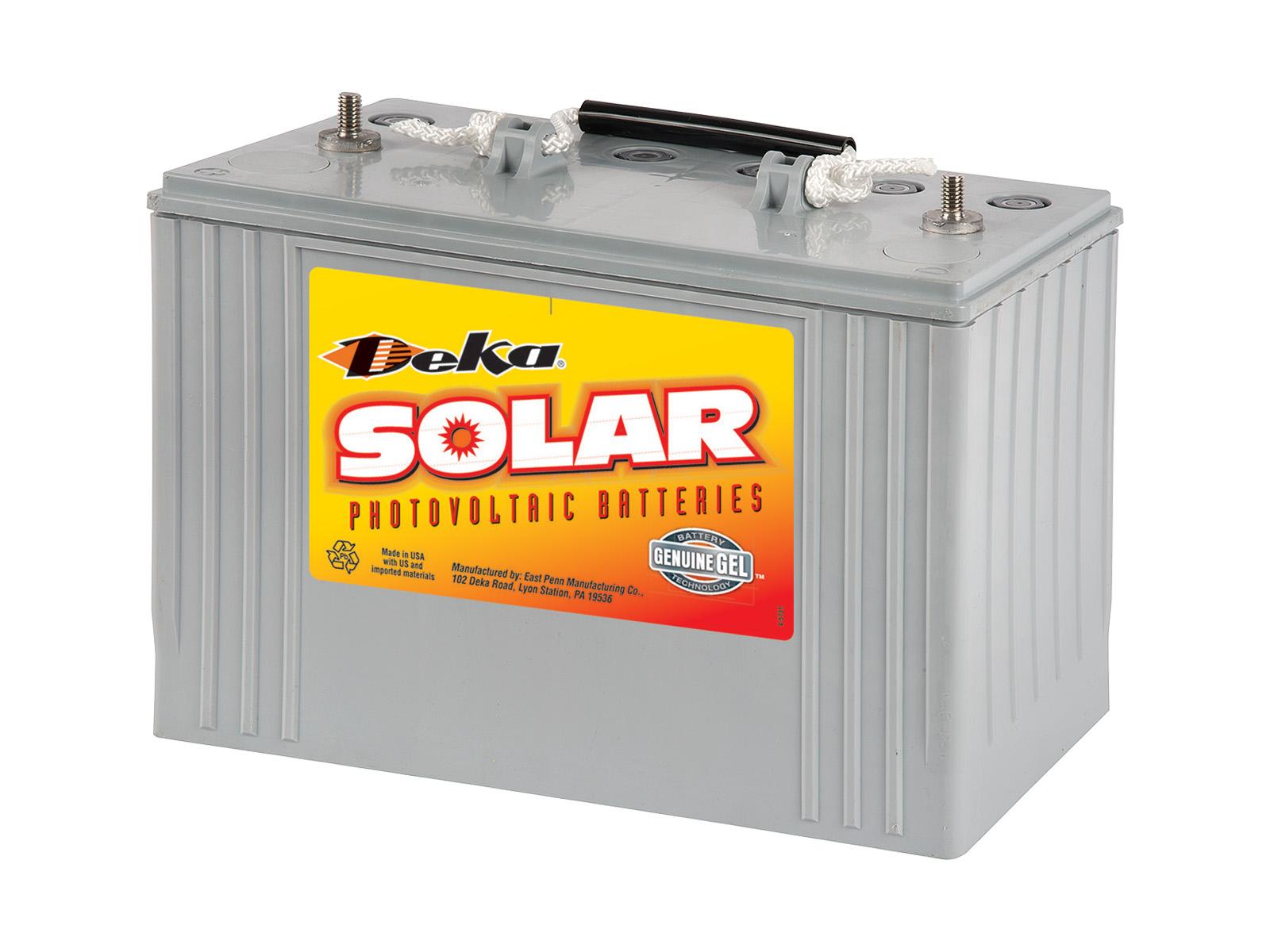 oorsprong Vlot Faial Battery, 12V, 108Ah at C/100, GEL, MK 8G31-DEKA Deep Cycle Solar