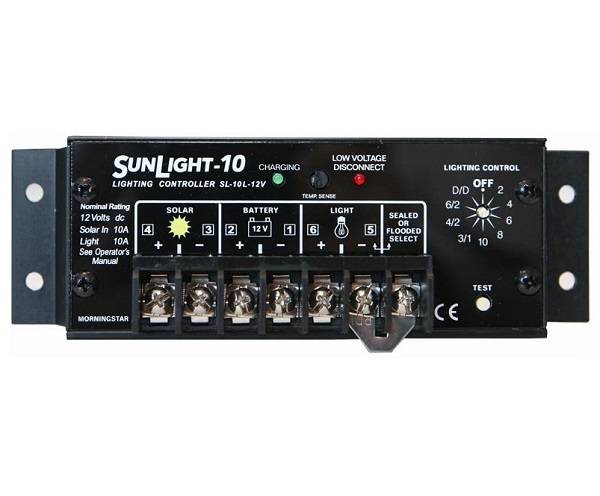 Morningstar SL-10L-12V Charge Controller, product image from Chargesolar