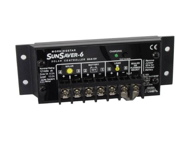 Morningstar SS-6L-12V Charge Controller, product image from Chargesolar