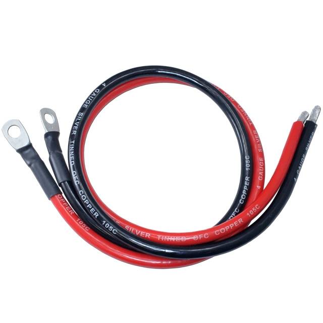 1/0 AWG Battery Cable 0 Gauge 100% OFC Copper Power Wire for Solar Inverters