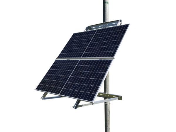 SunWize 2-Module Large Format Side of Pole Mount, Easy Mount