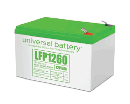 Battery, 12V, 6Ah at C/20, LFP, UPG 48040 Small Deep Cycle Battery